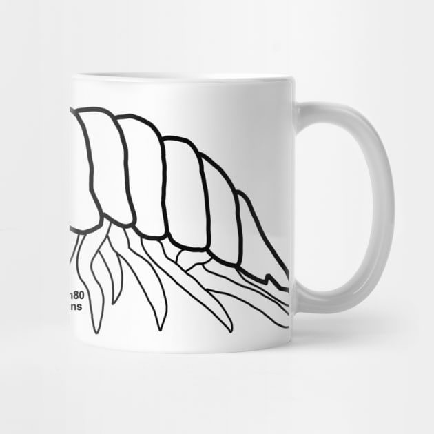 Pill Bug Outline (black) by 13mtm80-Designs